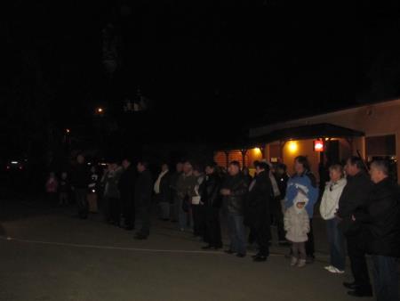 Postavitev prazničnega drevesa, prižig lučk in blagoslov 9